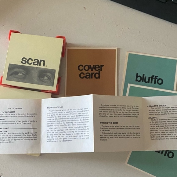 VINTAGE 1970 SCAN board game - Picture 8 of 9